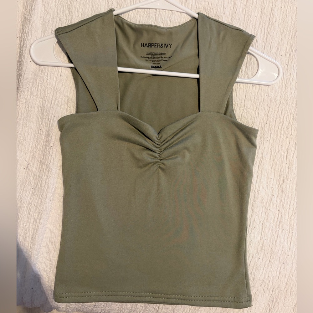 Olive Green Women's Tank Top